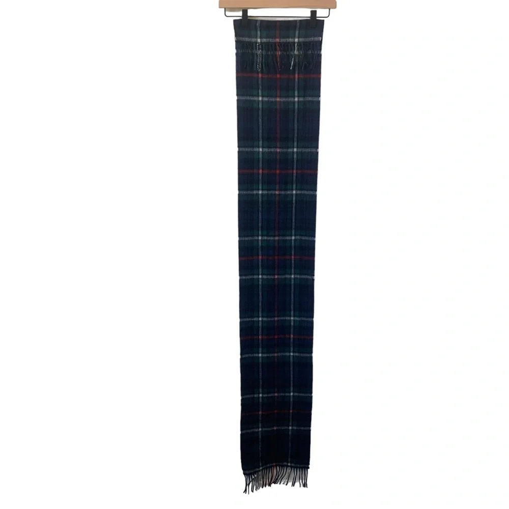 Edinburgh Tartan Plaid‎ with fringe 100% lambswool blanket scarf
